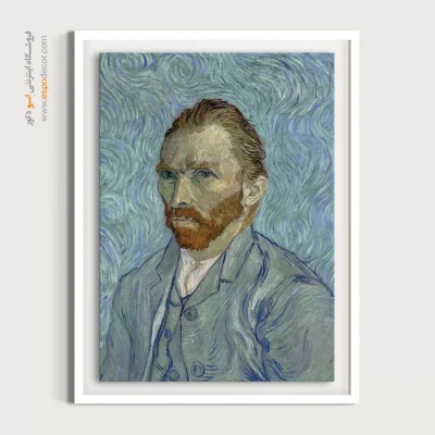 تابلو دکوراتیو چهره بزرگ برای دفتر - چهره ون گوگ – تابلو چهره - اسپو دکور
