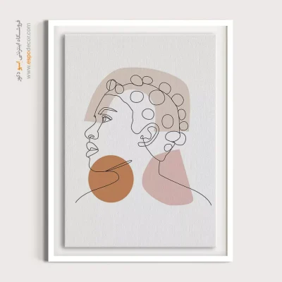 خرید تابلو چهره خاص برای مزون - دریا – تابلو چهره - اسپو دکور