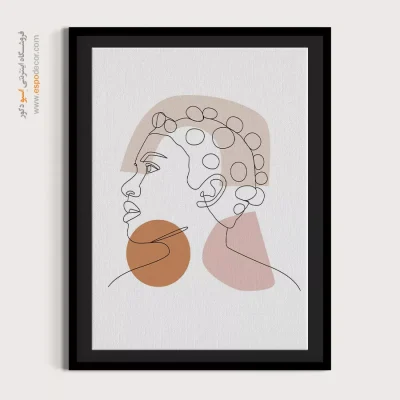 خرید تابلو چهره خاص برای مزون - دریا – تابلو چهره - اسپو دکور