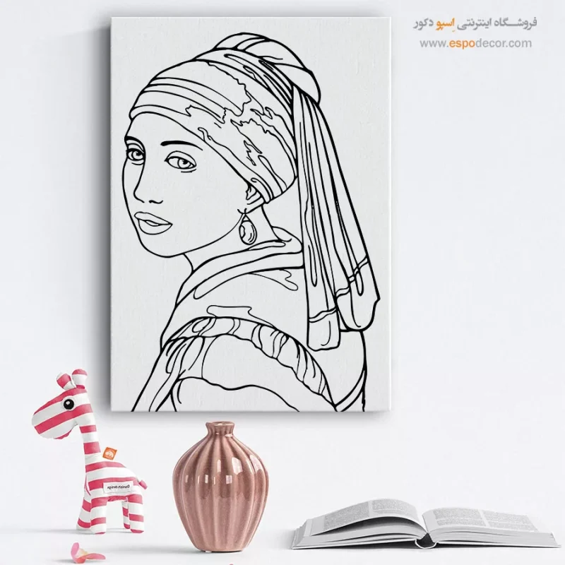 تابلو دکوراتیو چهره خاص برای گالری