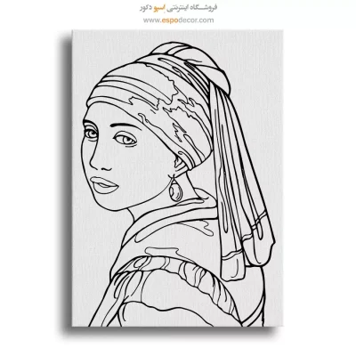 تابلو دکوراتیو چهره خاص برای گالری