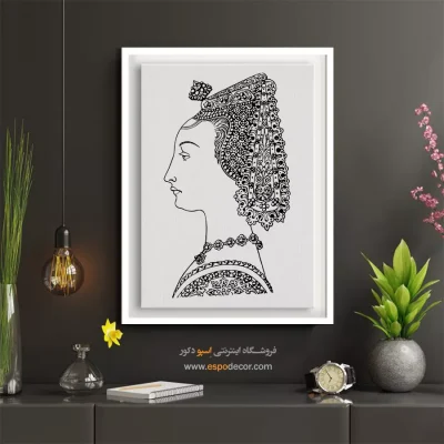 تابلو چهره خاص برای خانه - باد – تابلو چهره - اسپو دکور