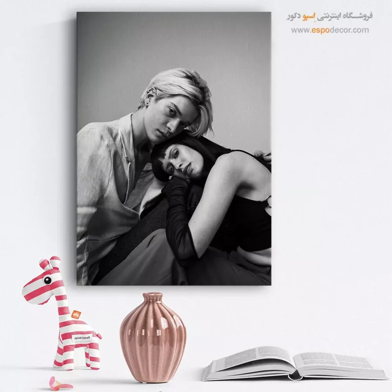 تابلو دکوراتیو چهره برای رستوران