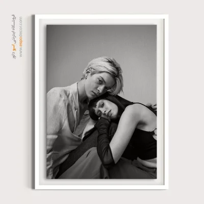 تابلو دکوراتیو چهره برای رستوران - نگاه ساده – تابلو چهره - اسپو دکور