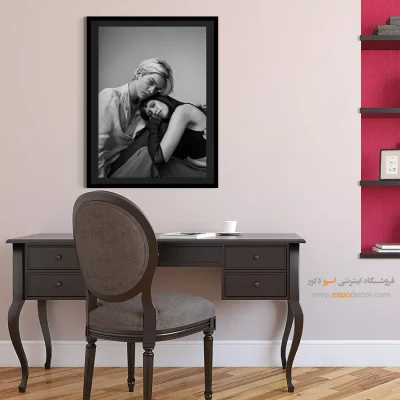 تابلو دکوراتیو چهره برای رستوران - نگاه ساده – تابلو چهره - اسپو دکور
