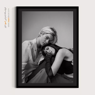 تابلو دکوراتیو چهره برای رستوران - نگاه ساده – تابلو چهره - اسپو دکور