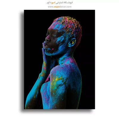 تابلو نقاشی چهره فانتزی برای کافه