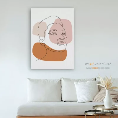 جدیدترین تابلو مینیمال چهره