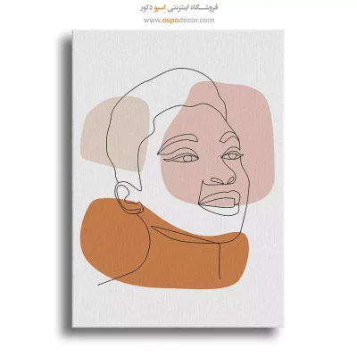 جدیدترین تابلو مینیمال چهره