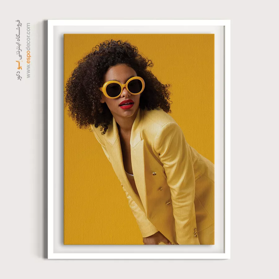 تابلو پرتره هنری برای نشیمن - سکوت – تابلو چهره - اسپو دکور