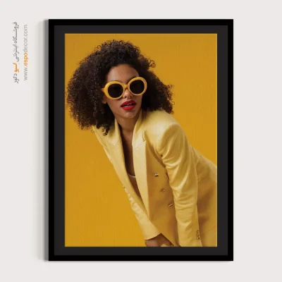 تابلو پرتره هنری برای نشیمن - سکوت – تابلو چهره - اسپو دکور