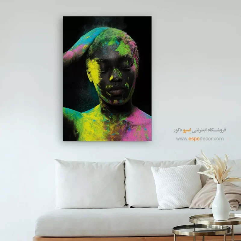 خرید تابلو چهره خاص برای نشیمن