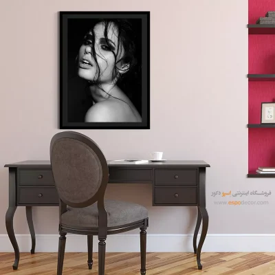 تابلو صورت برای رستوران - بی‌زمان – تابلو چهره - اسپو دکور