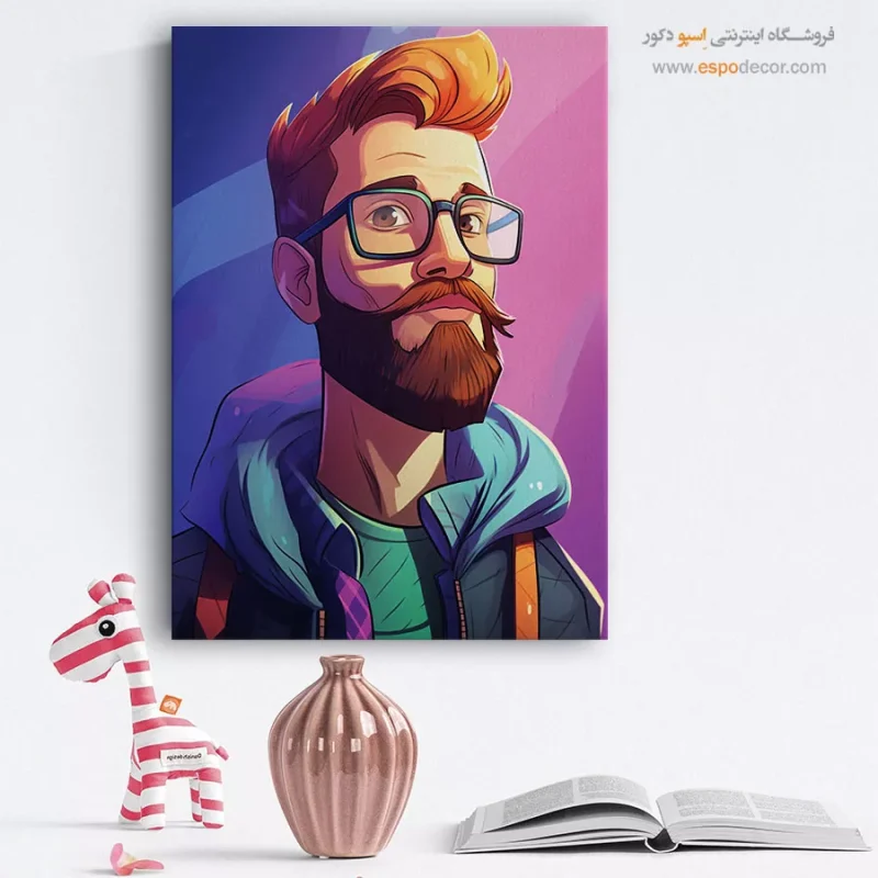 خرید تابلو چهره رنگی برای خانه