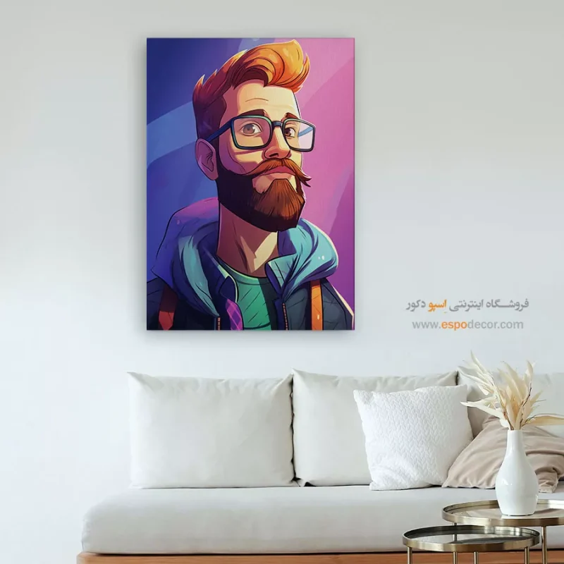 خرید تابلو چهره رنگی برای خانه
