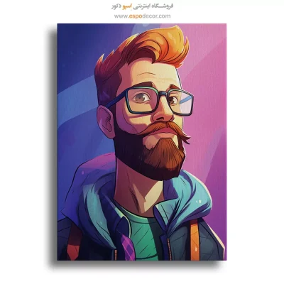 خرید تابلو چهره رنگی برای خانه