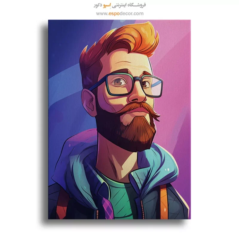 خرید تابلو چهره رنگی برای خانه
