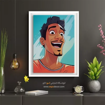 تابلو دکوراتیو چهره خاص برای نشیمن - نقش خالص – تابلو چهره - اسپو دکور