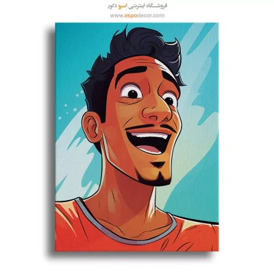 تابلو دکوراتیو چهره خاص برای نشیمن