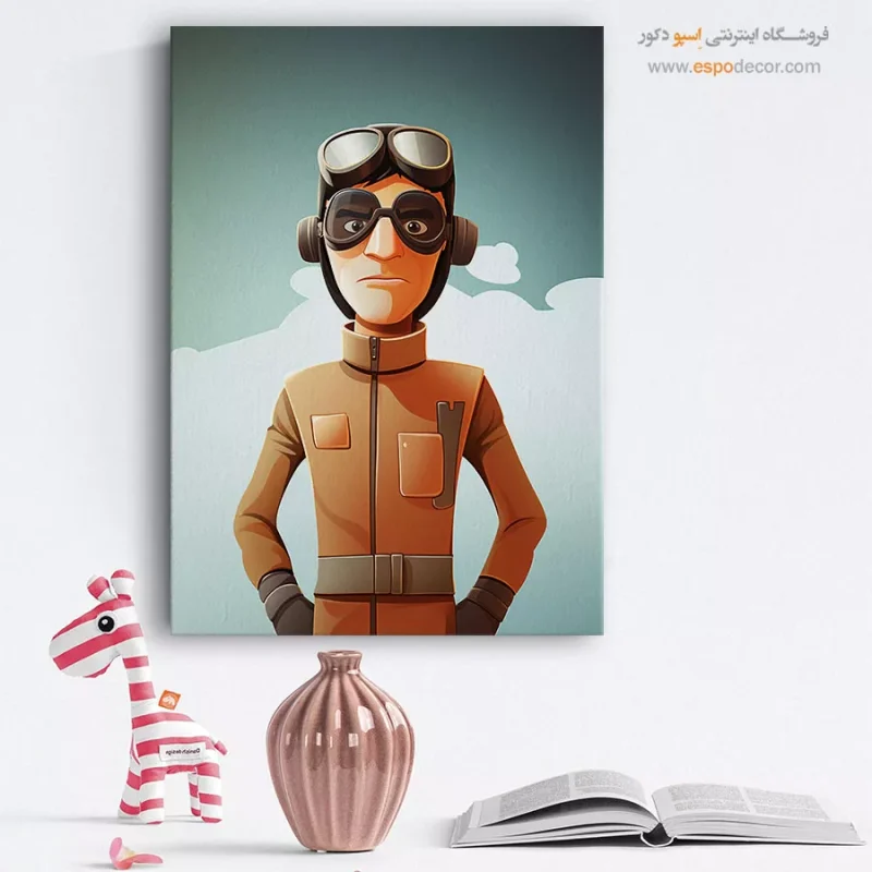 خرید تابلو نقاشی چهره بزرگ برای کافه