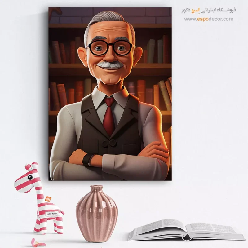 تابلو صورت بزرگ برای اتاق کار