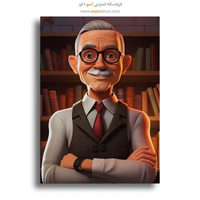 تابلو صورت بزرگ برای اتاق کار
