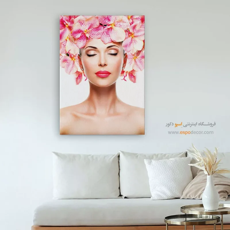 تابلو چهره هنری برای سالن زیبایی