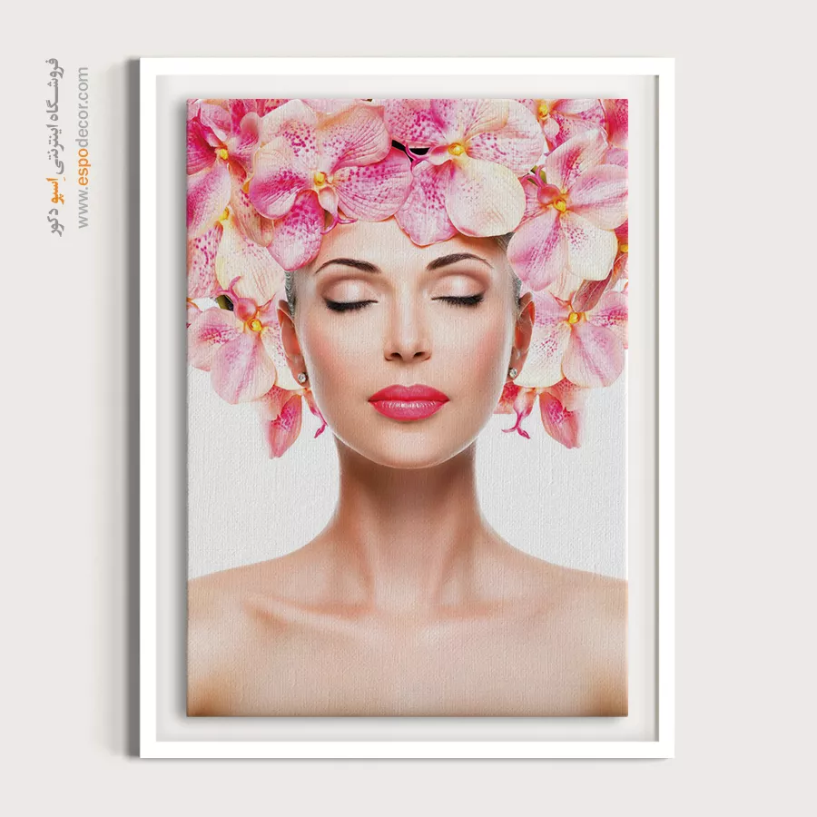 تابلو چهره هنری برای سالن زیبایی - مثنوی – تابلو چهره - اسپو دکور