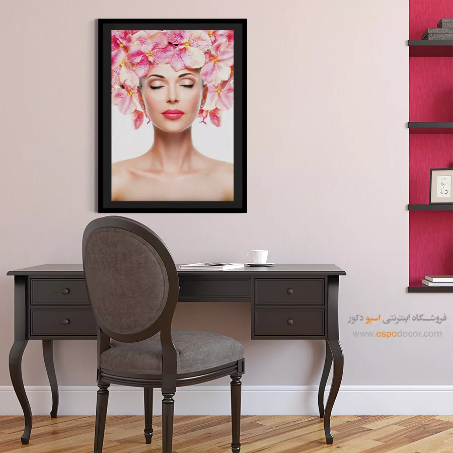 تابلو چهره هنری برای سالن زیبایی - مثنوی – تابلو چهره - اسپو دکور