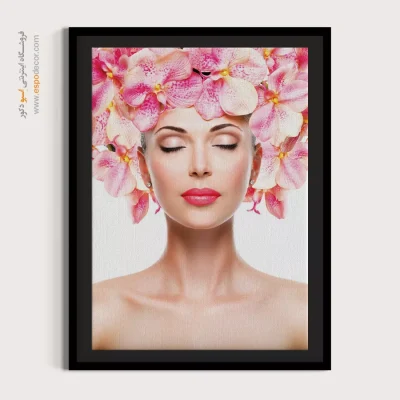 تابلو چهره هنری برای سالن زیبایی - مثنوی – تابلو چهره - اسپو دکور