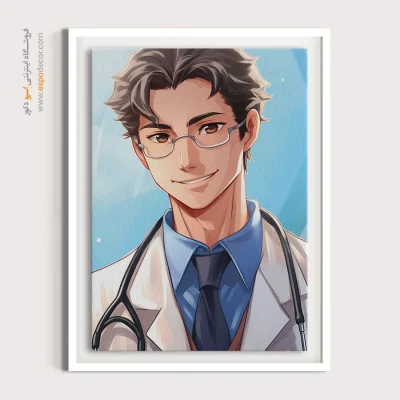 خرید تابلو چهره بزرگ برای اتاق کار - بی‌نظیر – تابلو چهره - اسپو دکور