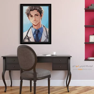 خرید تابلو چهره بزرگ برای اتاق کار - بی‌نظیر – تابلو چهره - اسپو دکور