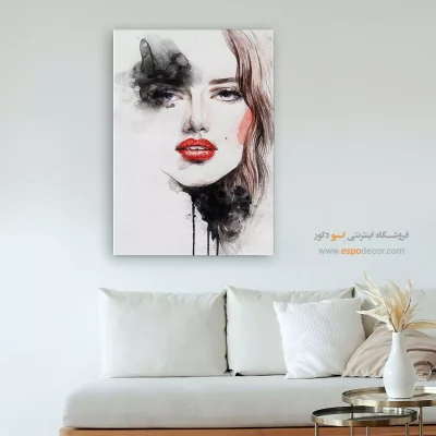 خرید تابلو چهره سیاه سفید برای اتاق کار