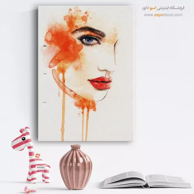 خرید تابلو مینیمال چهره مینیمال برای نشیمن