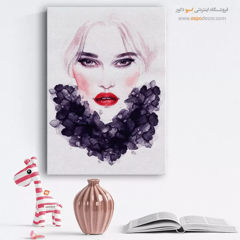 تابلو چهره قاب‌دار برای اتاق کار