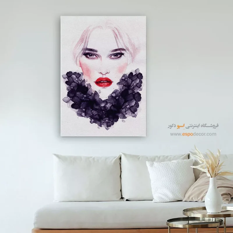 تابلو چهره قاب‌دار برای اتاق کار