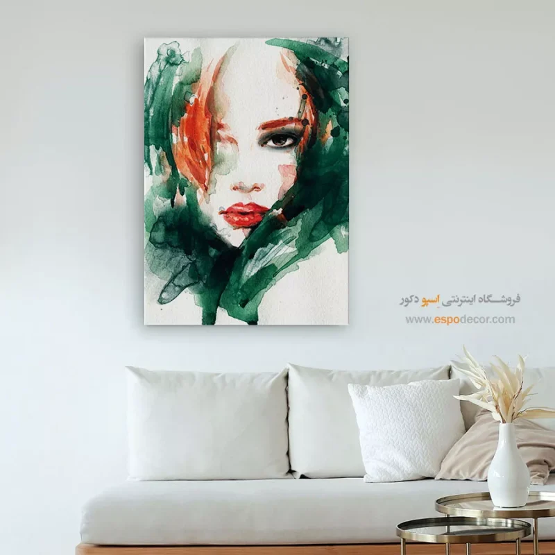 خرید تابلو صورت فانتزی برای گالری