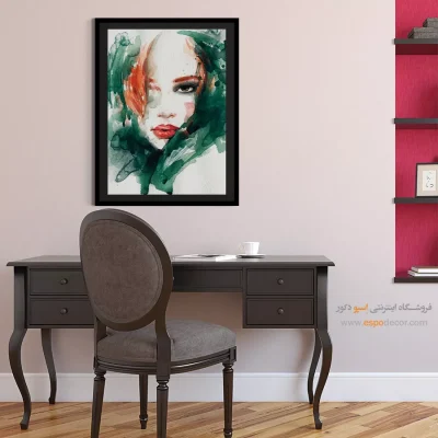 خرید تابلو صورت فانتزی برای گالری - شرقی – تابلو چهره - اسپو دکور