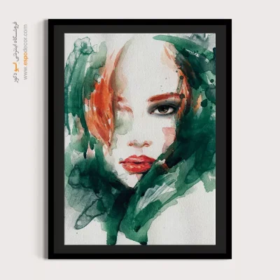 خرید تابلو صورت فانتزی برای گالری - شرقی – تابلو چهره - اسپو دکور