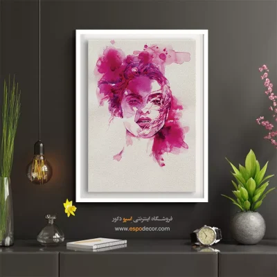 تابلو مینیمال چهره بزرگ برای خانه - ایرانی – تابلو چهره - اسپو دکور