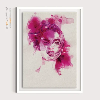 تابلو مینیمال چهره بزرگ برای خانه - ایرانی – تابلو چهره - اسپو دکور