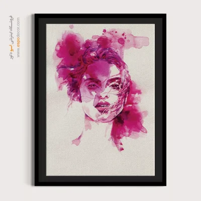 تابلو مینیمال چهره بزرگ برای خانه - ایرانی – تابلو چهره - اسپو دکور
