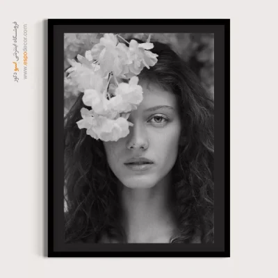 خرید تابلو صورت خاص برای نشیمن - نگاه مینیاتوری – تابلو چهره - اسپو دکور