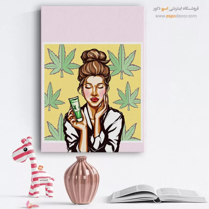 تابلو چهره مینیمال برای بوتیک