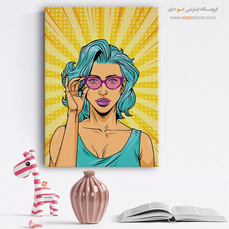 زیباترین تابلو پرتره برای بوتیک لباس