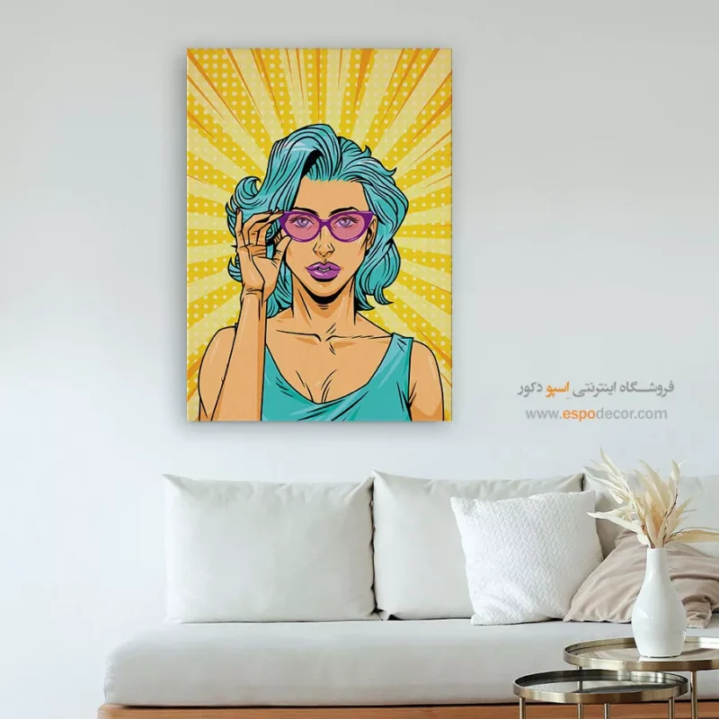 زیباترین تابلو پرتره برای بوتیک لباس