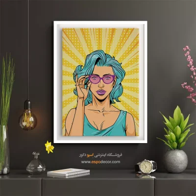 زیباترین تابلو پرتره برای بوتیک لباس - تاریخی – تابلو چهره - اسپو دکور