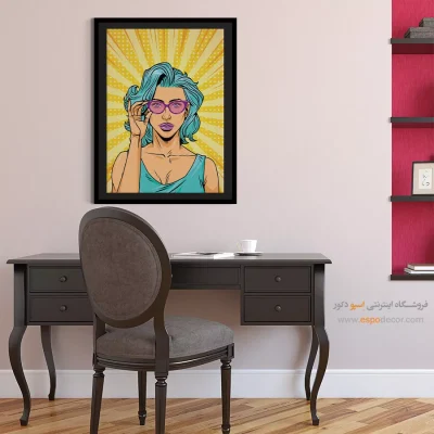 زیباترین تابلو پرتره برای بوتیک لباس - تاریخی – تابلو چهره - اسپو دکور