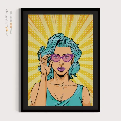 زیباترین تابلو پرتره برای بوتیک لباس - تاریخی – تابلو چهره - اسپو دکور