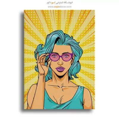 زیباترین تابلو پرتره برای بوتیک لباس